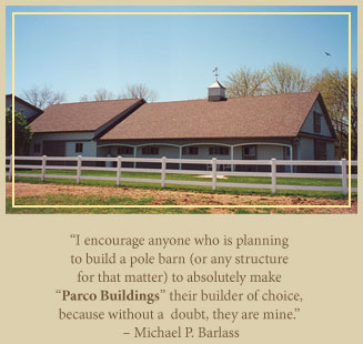 Post frame buildings in NY