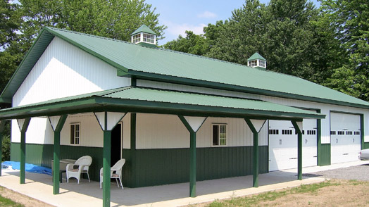 post frame garage